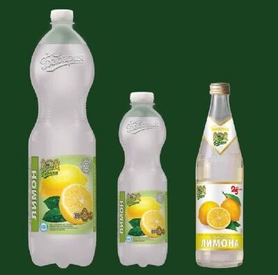 Сладкие газированные напитки: "Лимон" 1,5 л / 0,5 л, ПЭТ